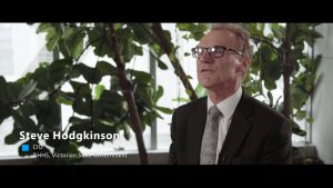Steve Hodgkinson speaking in an interview