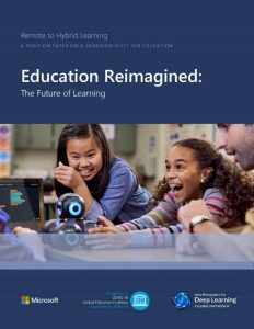 microsoft hybrid learning for education poster