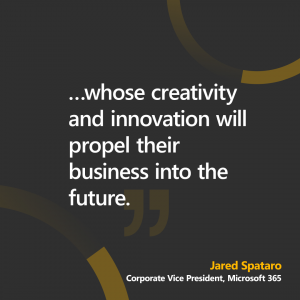 microsoft 365 quote from Jared Spataro, corporate vice president, microsoft 365